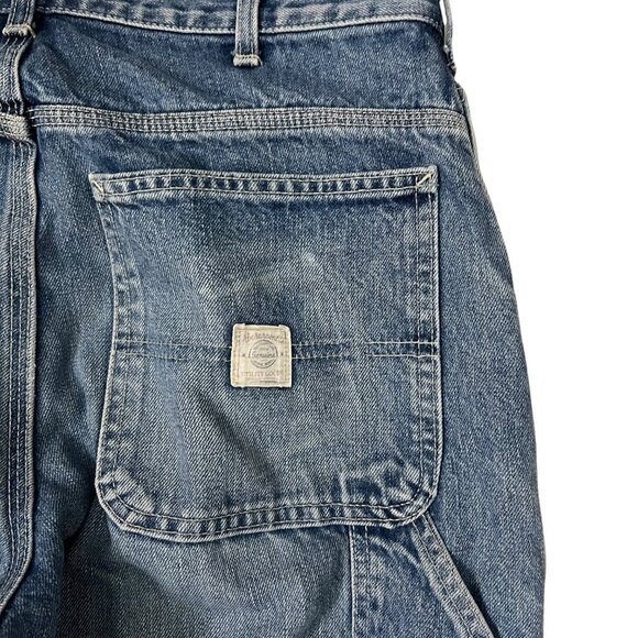 Vintage Abercrombie & Fitch Mens Carpenter Wide Leg Jeans Medium Wash Size 32L - Picture 6 of 16